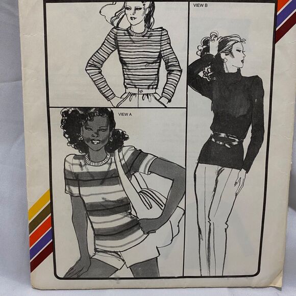 1979 Stretch and Sew T-Shirts Design Patterns by Ann Person - Picture 4 of 9